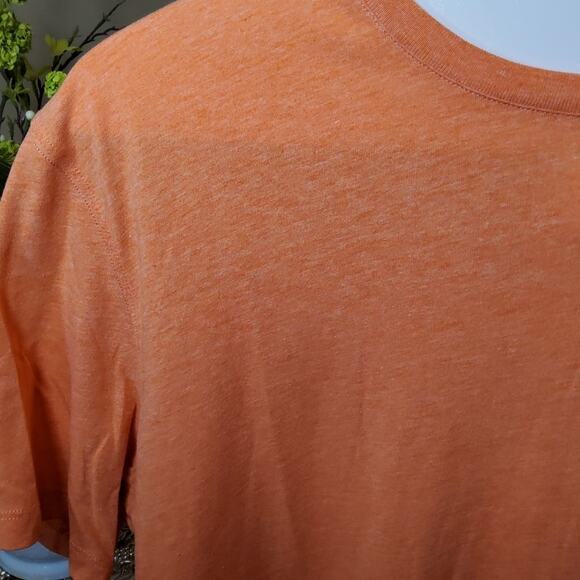 Roundtree & Yorke Men's Size L Orange Heather - Picture 3 of 7